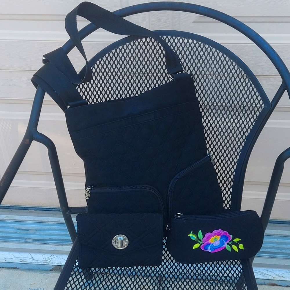 VERA BRADLEY "Hipster" 3 Pc Set